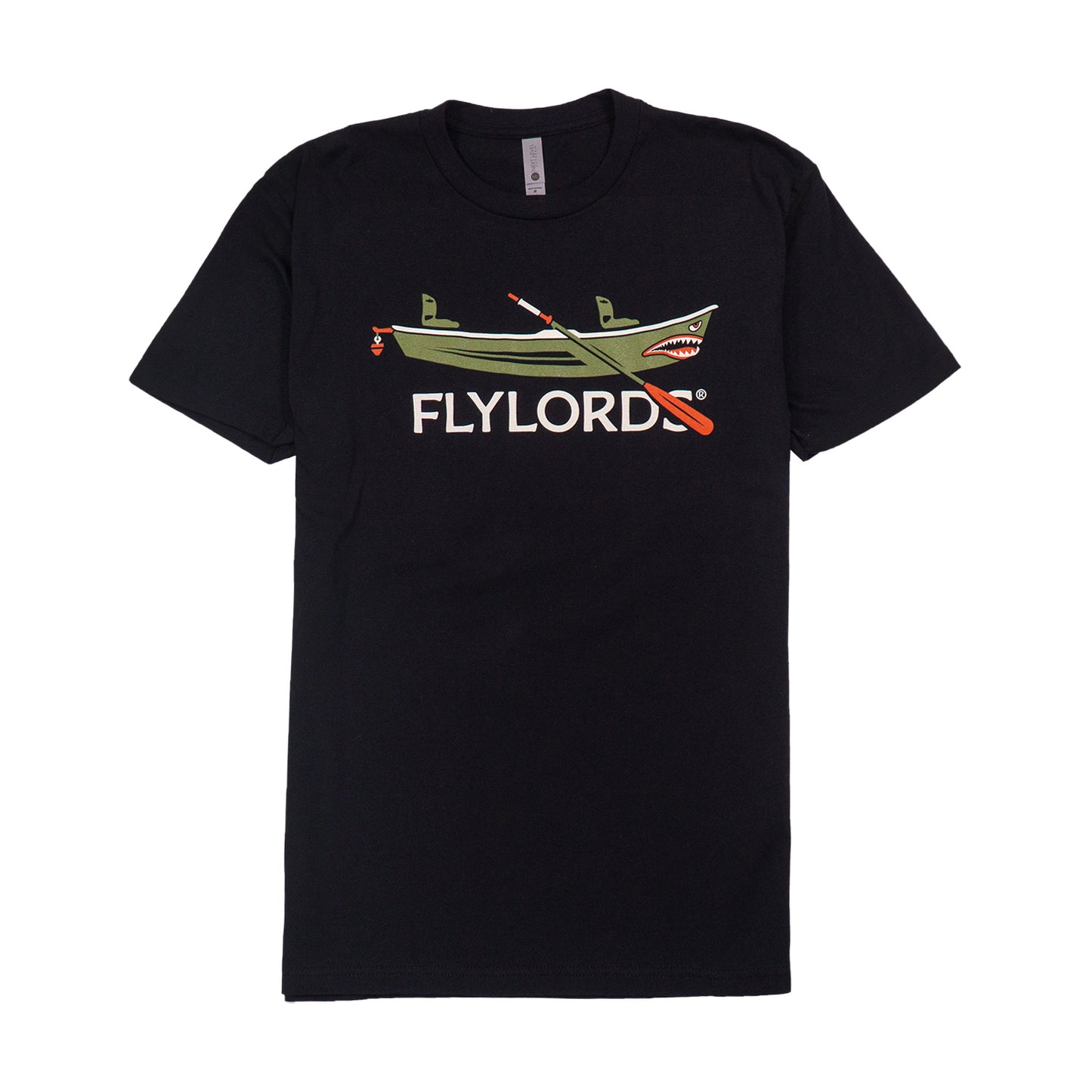 Black Fishing Boat Tee