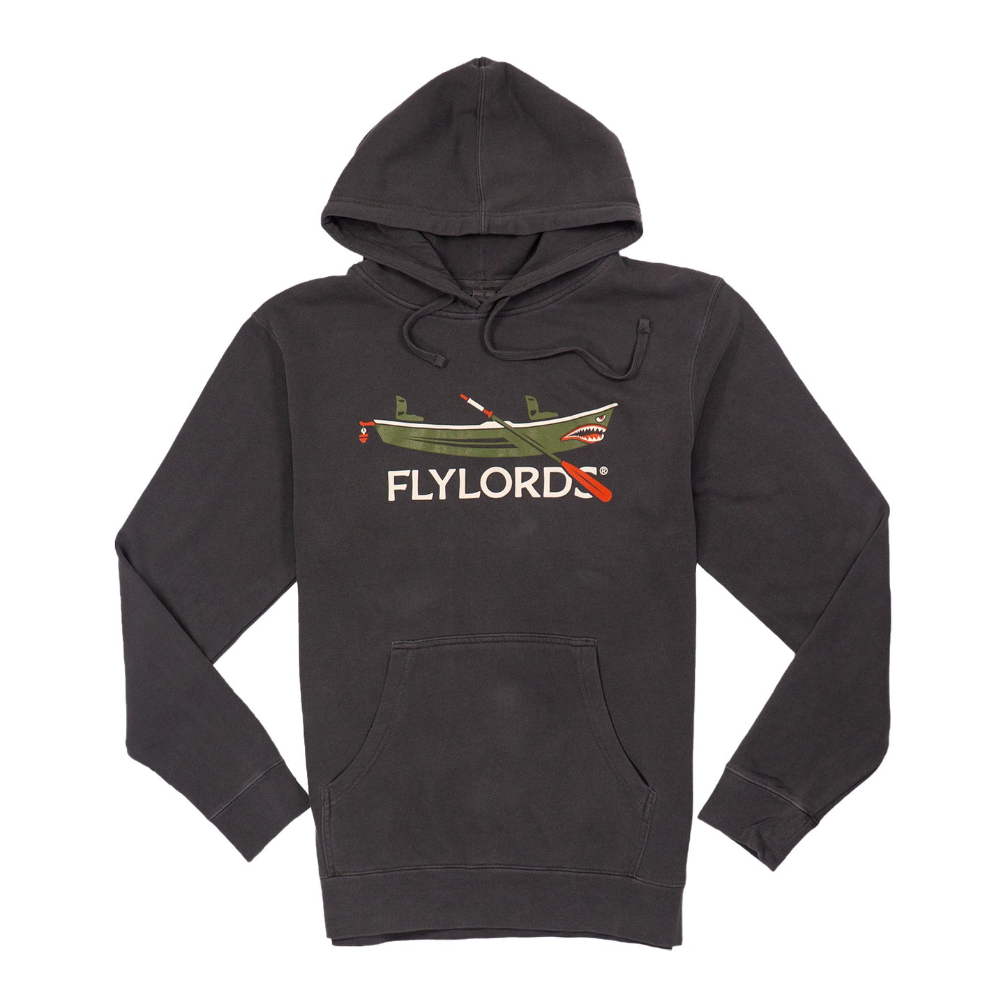 Black Fishing Boat Hoodie