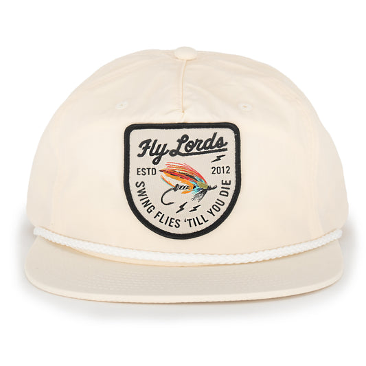 Classic White Swing Flies Hat