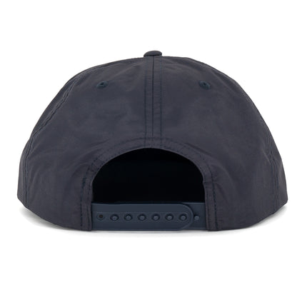 Navy Bear Hat, White Cord