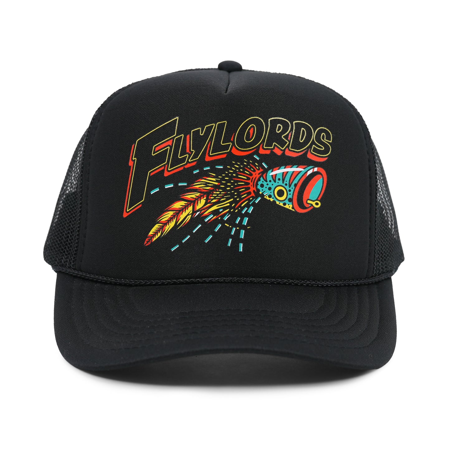 Retro Bass Popper Foam Trucker