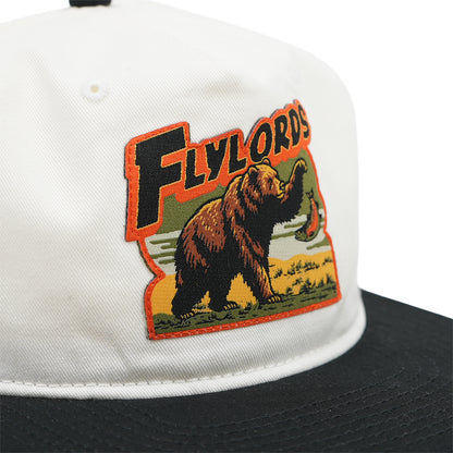Bear X Trout Hat White / Black