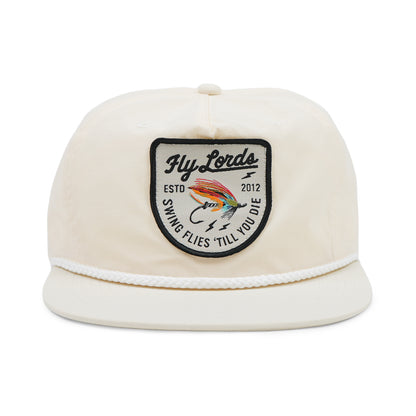 Classic White Swing Flies Hat