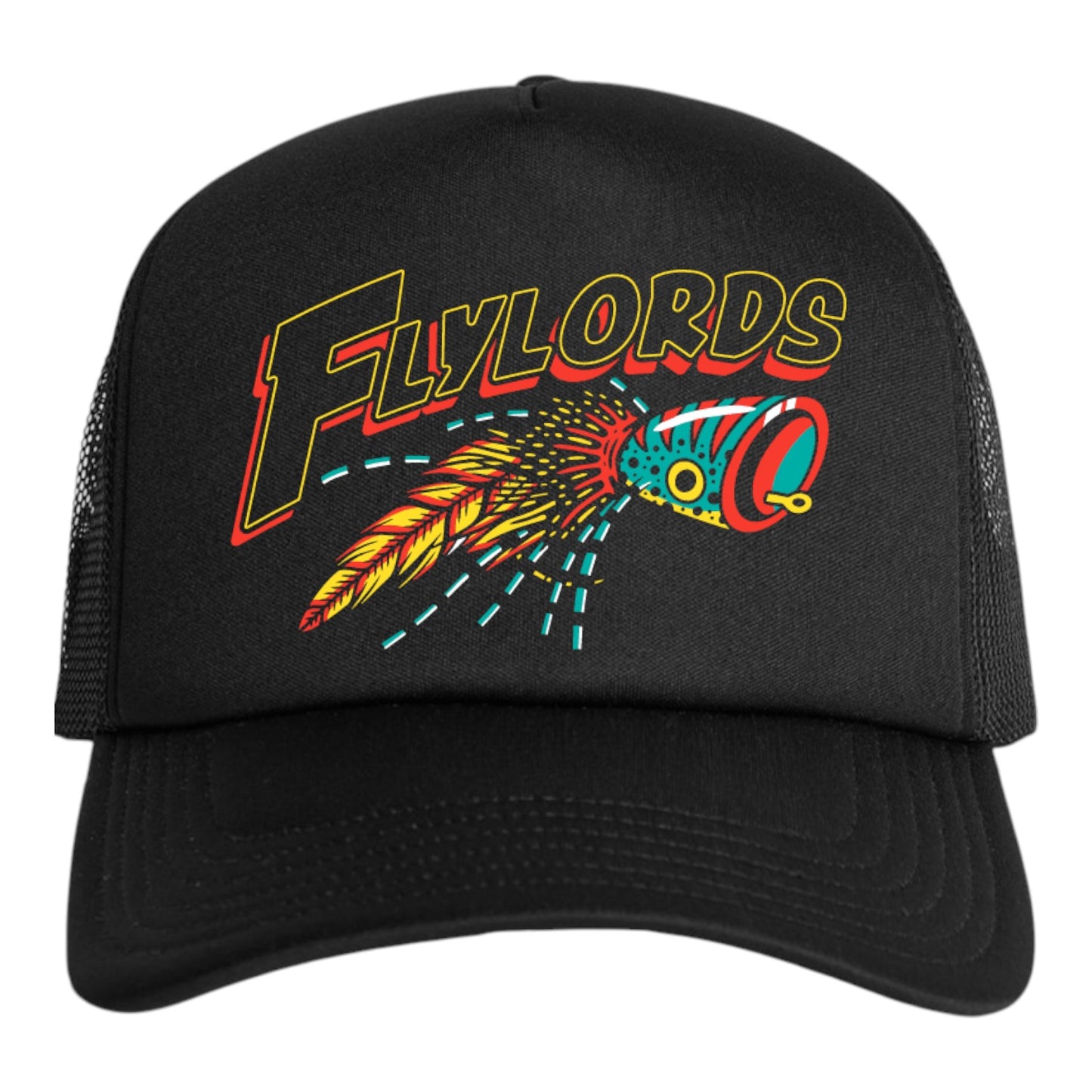 Retro Bass Popper Foam Trucker