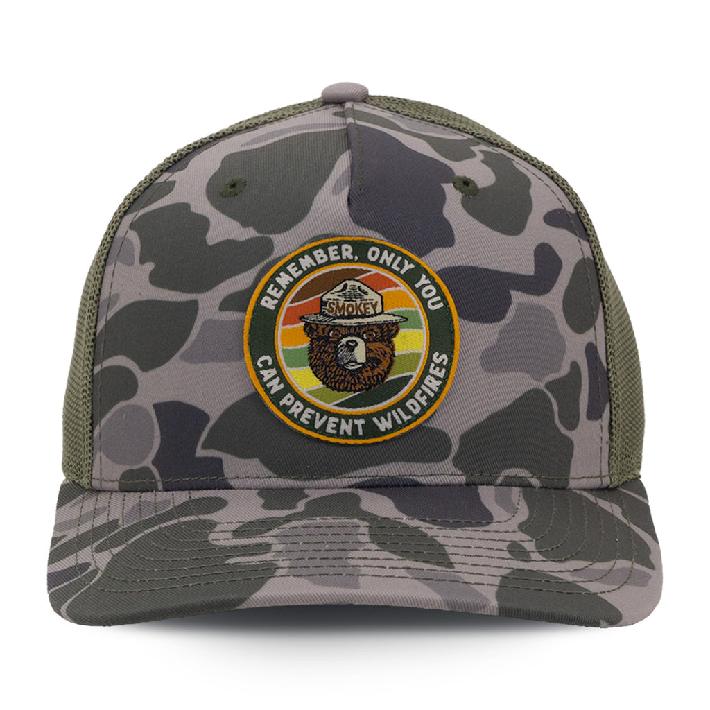 Smokey Bear X Flylords Duck Camo Hat
