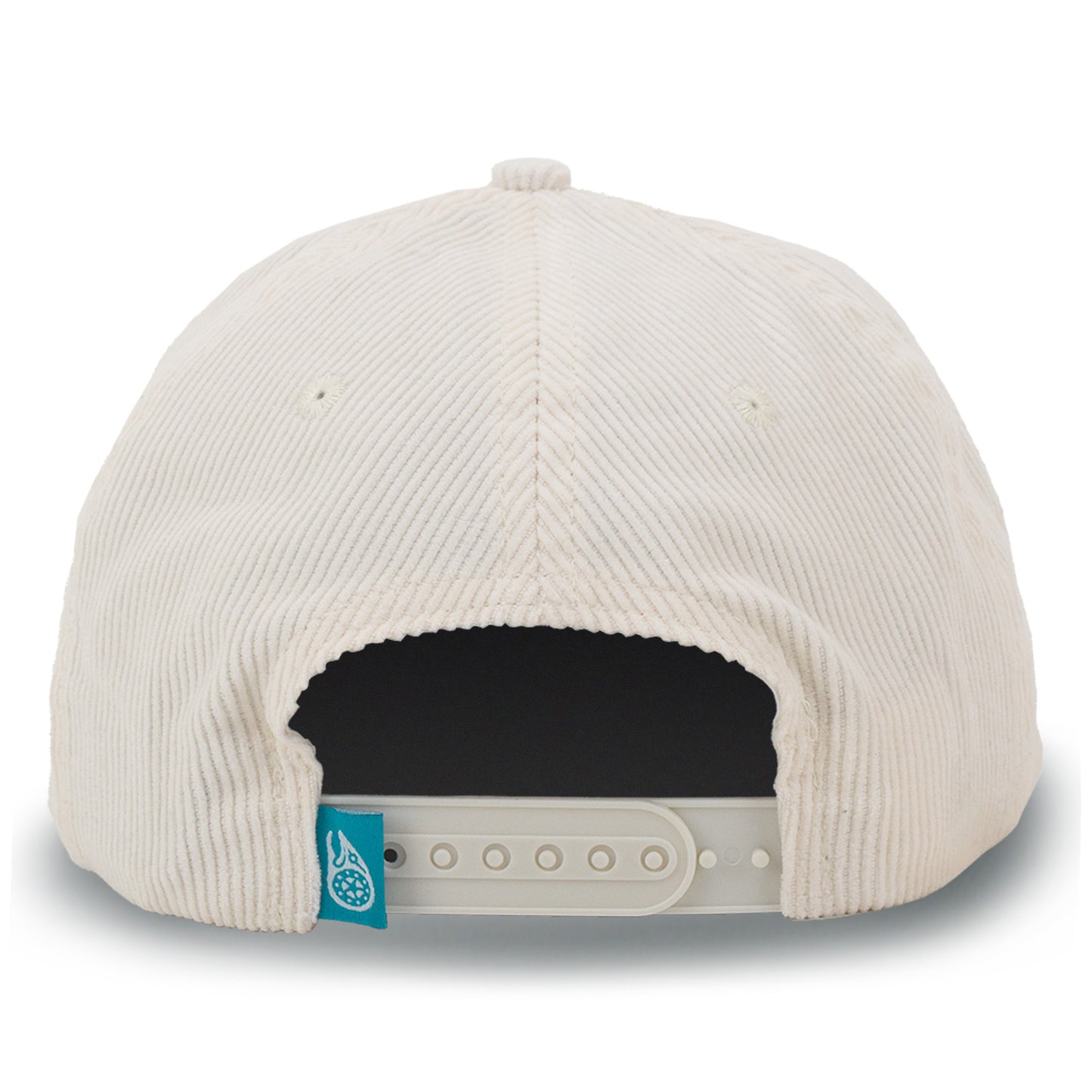 White Cord Embroidered Hat