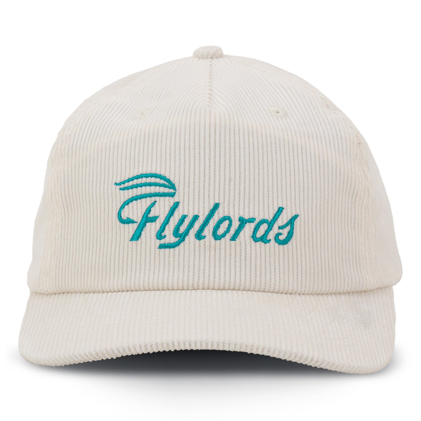 White Cord Embroidered Hat