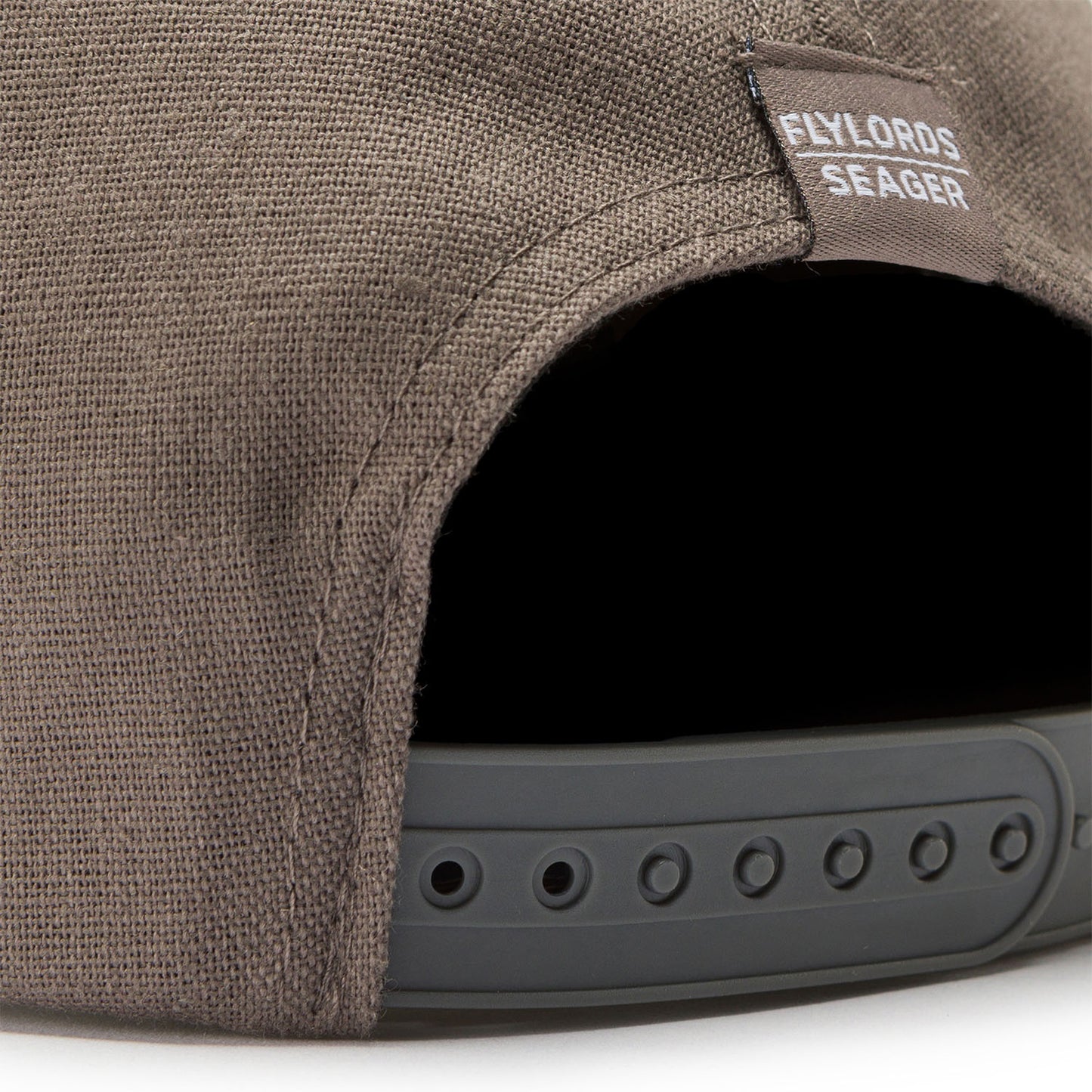 Seager X Flylords Wader Hemp Snapback Stone Grey