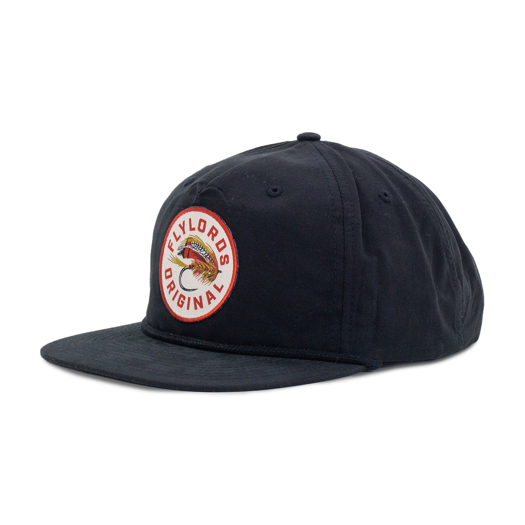 Black Hat with Circle Fly Patch